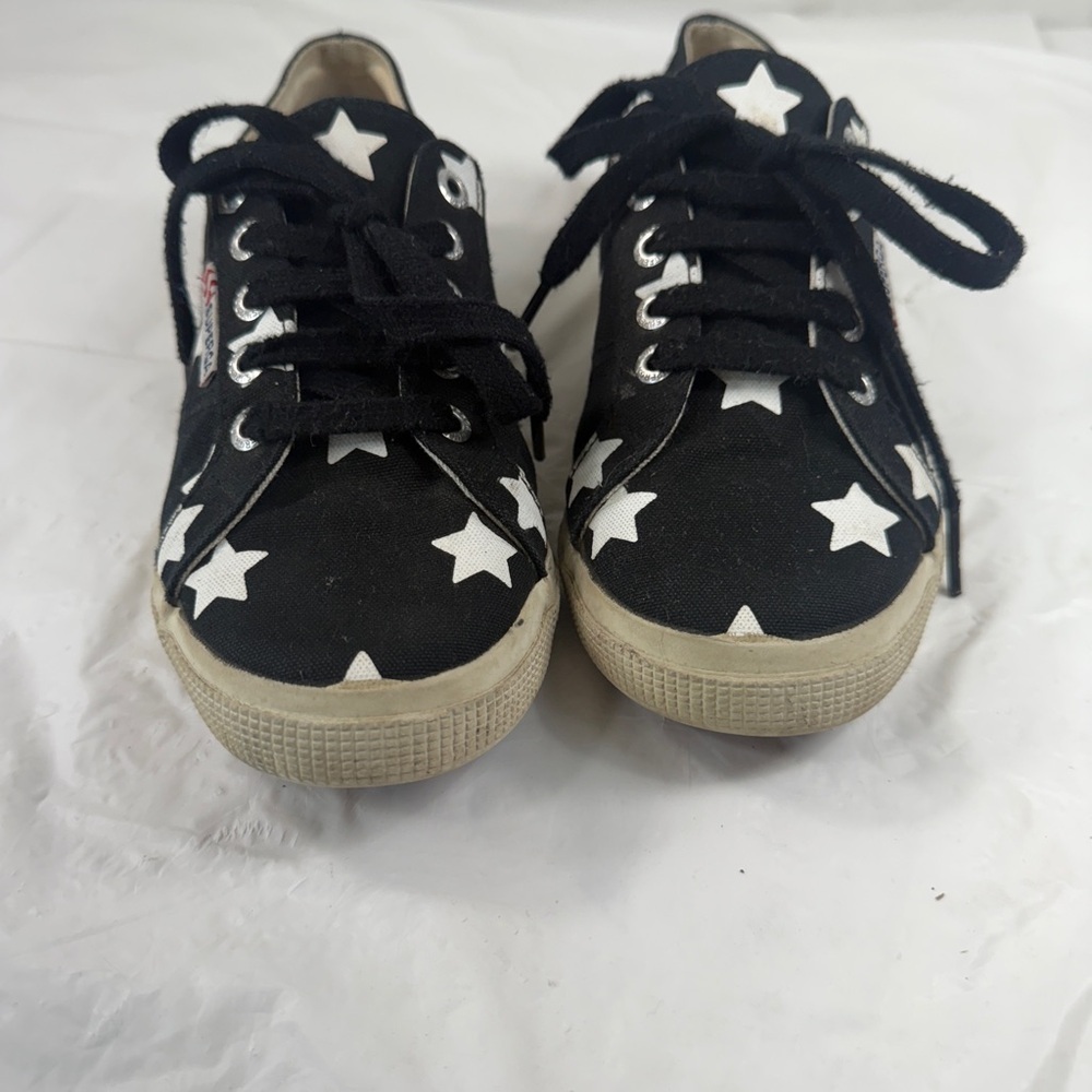 SUPERGA Canvas Star Print Sneakers Womens Size 6